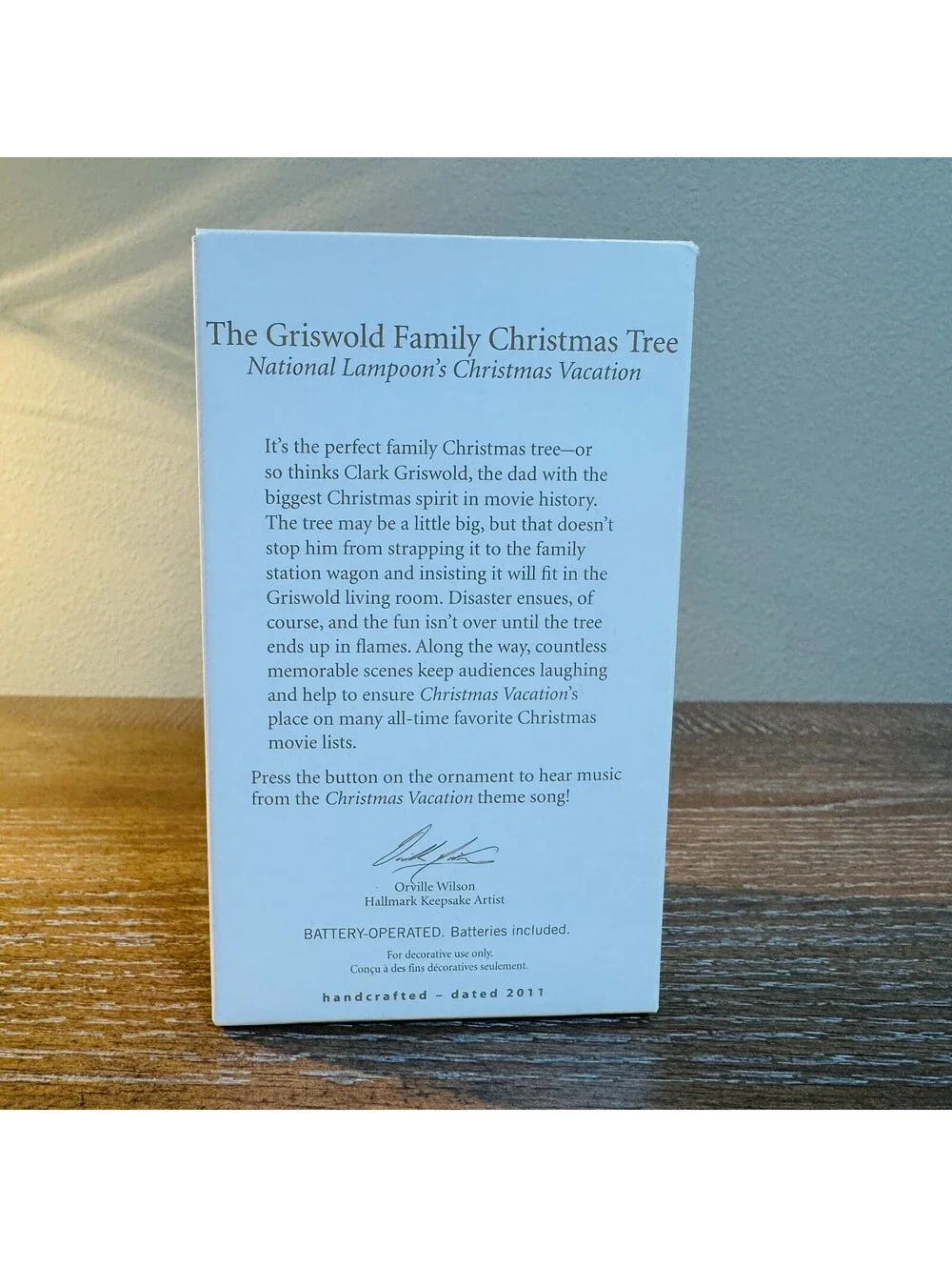 Hallmark Keepsake Magic The Griswold Family Christmas Tree Lampoon's Vacation